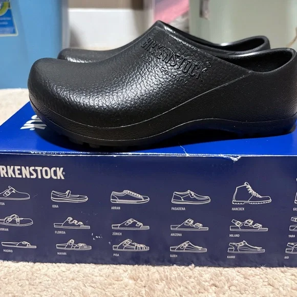 Birkenstock Black Profi-Birki Clogs size 38 - Picture 6 of 7